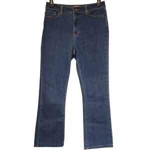 L.L. Bean Womens Size 10 Classic Fit Bootcut Jeans Mid Rise Style #504930
